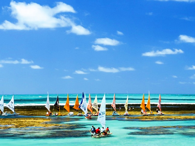 Porto de Galinhas, Litoral Sul, Pernambuco &copy; EMBRATUR, ilustração