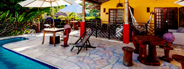 Hotel Aconchego, Praia do Cupe, Porto de Galinhas, Litoral Sul de Pernambuco &copy; Hotel Aconchego, ilustração