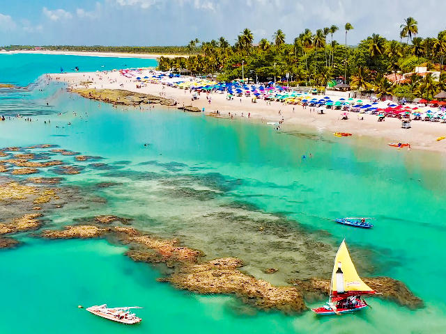 Porto de Galinhas, Litoral Sul, Pernambuco &copy; Internet, ilustração