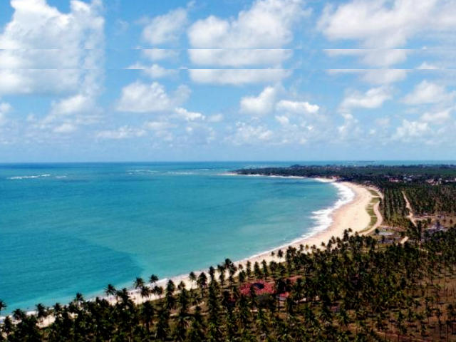 Praia de Maracaípe, Porto de Galinhas, Litoral Sul, Pernambuco &copy; Internet, ilustração