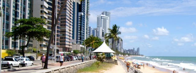 Playa Boa Viagem (Recife), Pernambuco, en Playas de Brasil &copy; Raul DS / CC