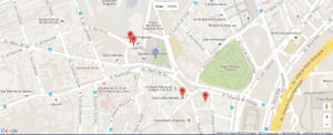 Mapa da Lapa (c) Google Maps; Guia Rio de Janeiro